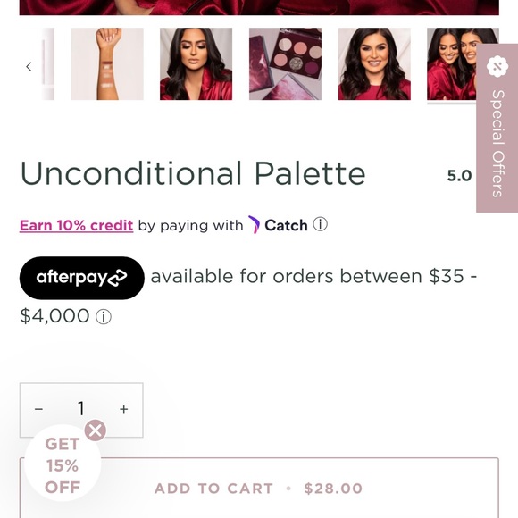 COPY - DOMINIQUE COSMETICS UNCONDITIONAL Eyeshadow Palette BRAND NEW with the B… - Picture 4 of 7